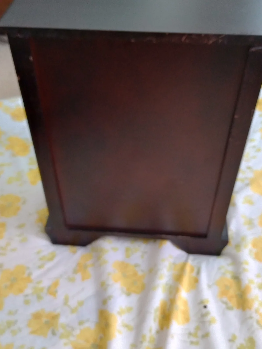 Wood Finish Jewelry Organizer Cabinet in Dark Brown